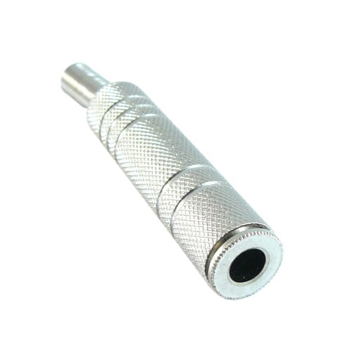 Gniazdo Jack 6.3mm stereo na kabel metalowe