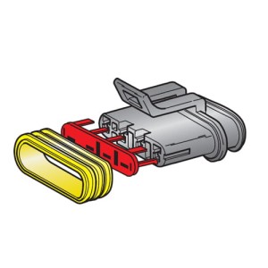 Obudowa konektora F150 (żeńskiego) czterodrożna MTA