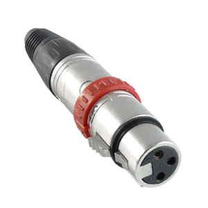 Gniazdo mikrofonowe XLR 3pin z wyłącznikiem