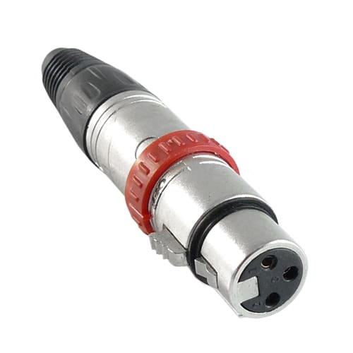 Gniazdo mikrofonowe XLR 3pin z wyłącznikiem