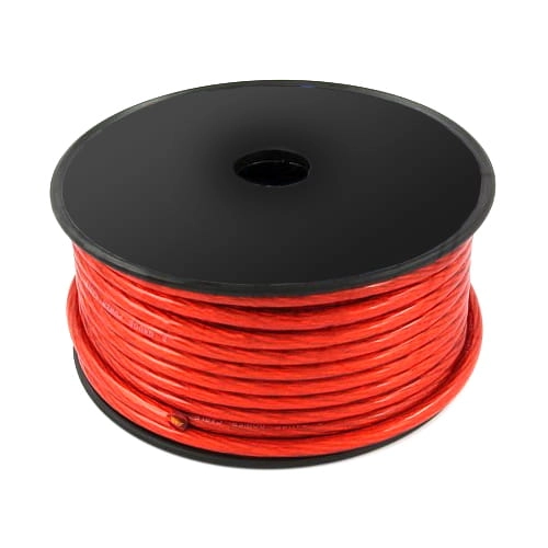 Kabel zasilający 10AWG grubość 5 mm2 - rolka 50m