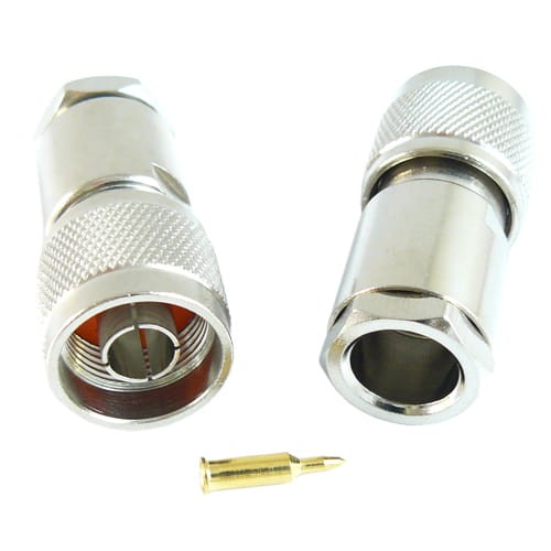 Wtyk N na kabel RG213 skręcany