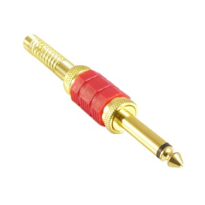 Wtyk Jack 6.3mm mono instrumentalny złoty