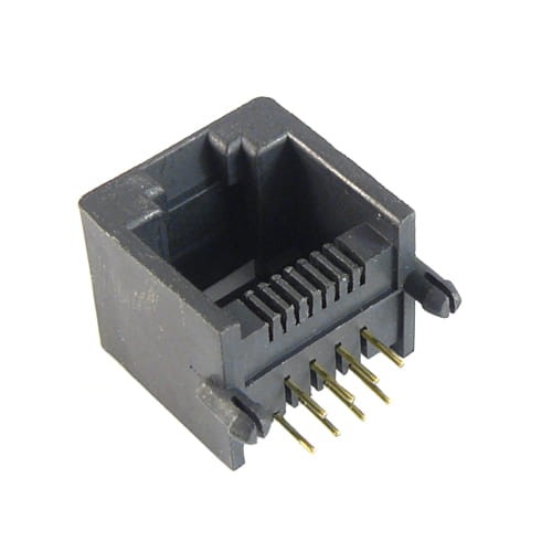 Gniazdo telefoniczne montażowe PCB 8p8c opakowanie 100 sztuk