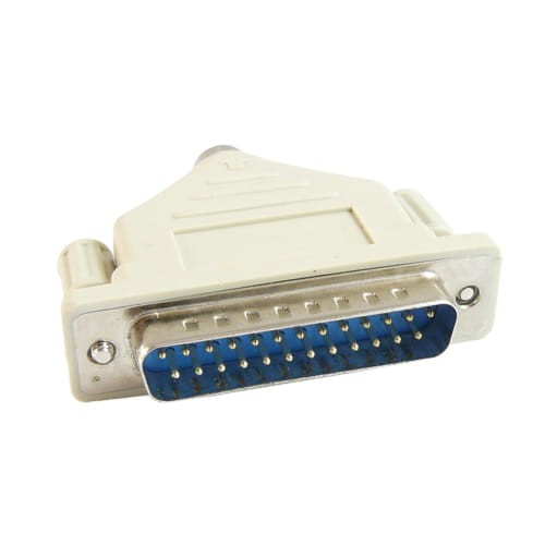 Adapter wtyk D-SUB 25 (LPT) na wtyk miniDIN6 (PS/2)