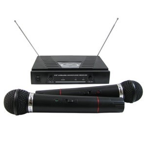 Mikrofonowy zestaw bezprzewodowy 2 mikrofony do ręki