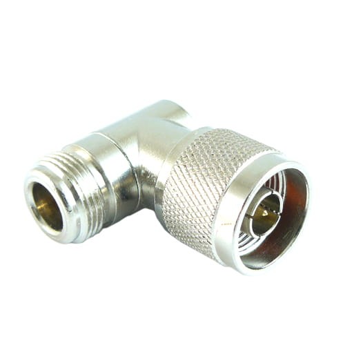 Adapter kątowy wtyk N na gniazdo N 