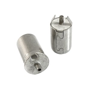 Wtyk antenowy lutowany do płytki drukowanej metalowy