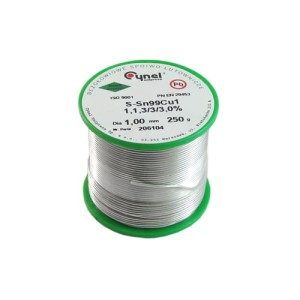 Spoiwo S-Sn99Cu1-1.1.3 średnica 1.00mm 250g