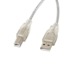 Przyłącze USB 2.0 wtyk A na wtyk B z filtrai (3m)