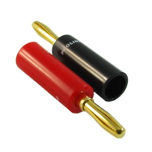 Wtyk banankowy na kabel złocony PROLINK TBC054