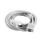 Przyłącze wtyk SVGA (HDB15M) na gniazdo SVGA (HDB15M) ekranowane HQ 3m