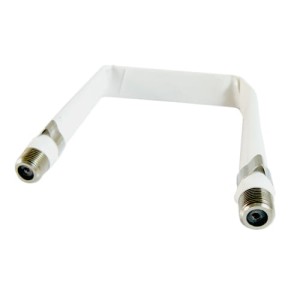 Kabel połączeniowy płaski podokienny F z wtykiem F + osłonki