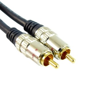 Przyłącze 1 wtyk RCA na 1 wtyk RCA Coaxial cyfrowe BEGLI 1m