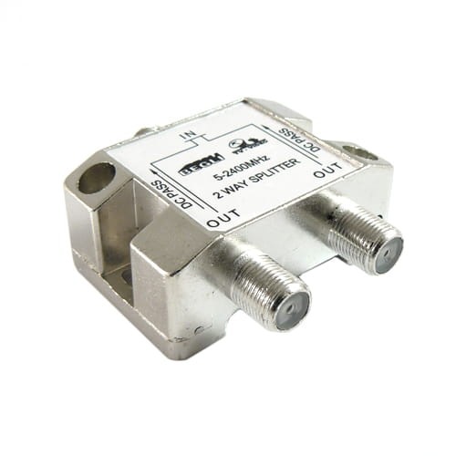 Antenowy spliter 2way SAT złącze F