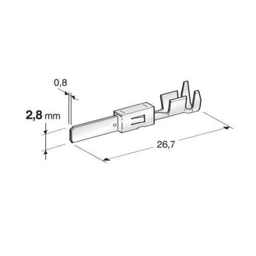 onektor JPT WP M280 - wymiary