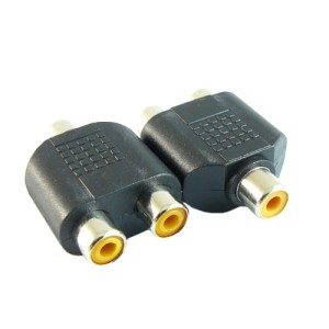 Rozgałęźnik gniazdo RCA na 2 gniazda RCA