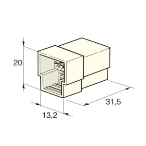 Kostka potrójna męska