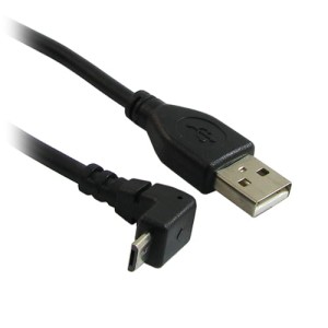 Przyłącze USB 2.0 Wt.A-microUSB kątowy 1.8m