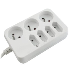 Przedłużacz - 7 gniazd 1.5m