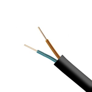 Przewód OMYp 300V 2x0.75mm2 czarny