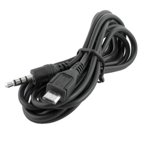 Przyłącze USB wt.microUSB na wtyk 3.5 (4-polowy) 1.5m
