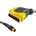 Przyłącze wtyk SCART (EURO) na wtyk SVHS 4pin PROFi 5m