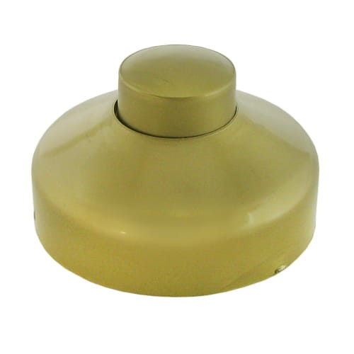 Przełącznik lampkowy nożny, przelotowy złoty 1A/250V