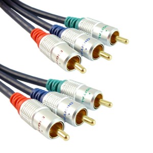 Przyłącze 3 wtyki RCA na 3 wtyki RCA (RGB) PROFi 15m