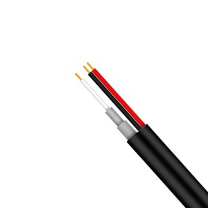 Kabel koncentryczny RG59(Cu)+2*0.50mm2, z żelem